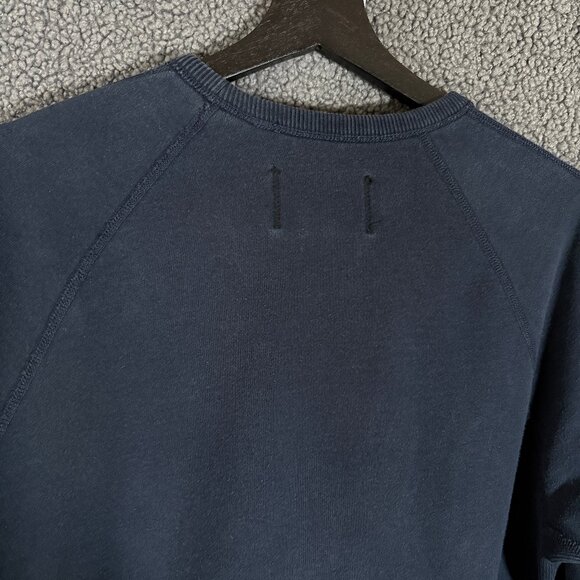 Reigning Champ Cotton Crewneck Pullover Sweatshirt - Men's Size M - Blue - Picture 5 of 9